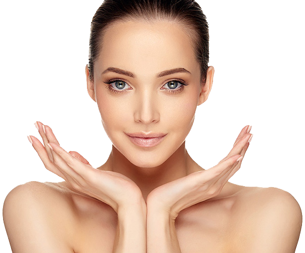 Face Of Beautiful Young Woman With Clean Fresh Skin