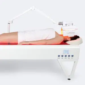 Woman Using The LightStim Elipsa To Treat Wrinkles And Fine Lines